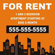 For Rent Sign