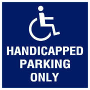 Handicapped Parking Sign