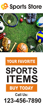 Sports Store Banner