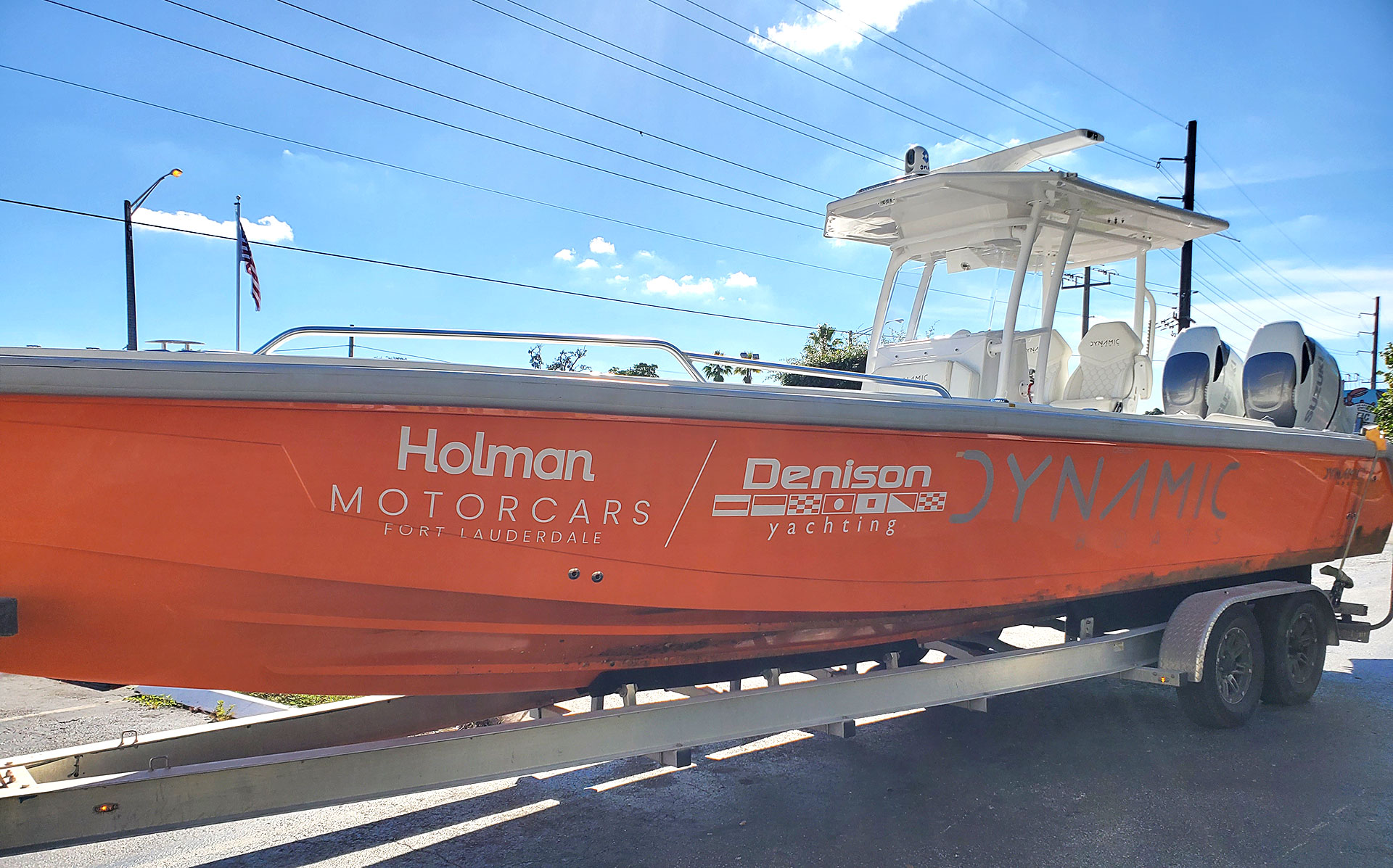 Boat lettering and graphics