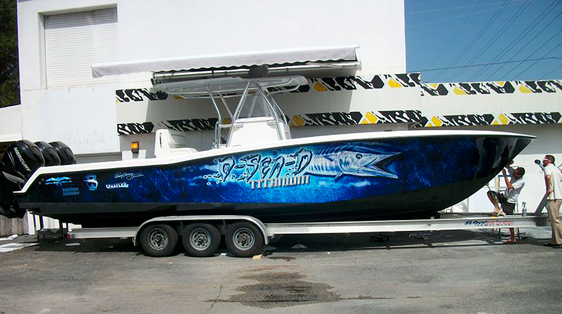 Boat lettering and graphics