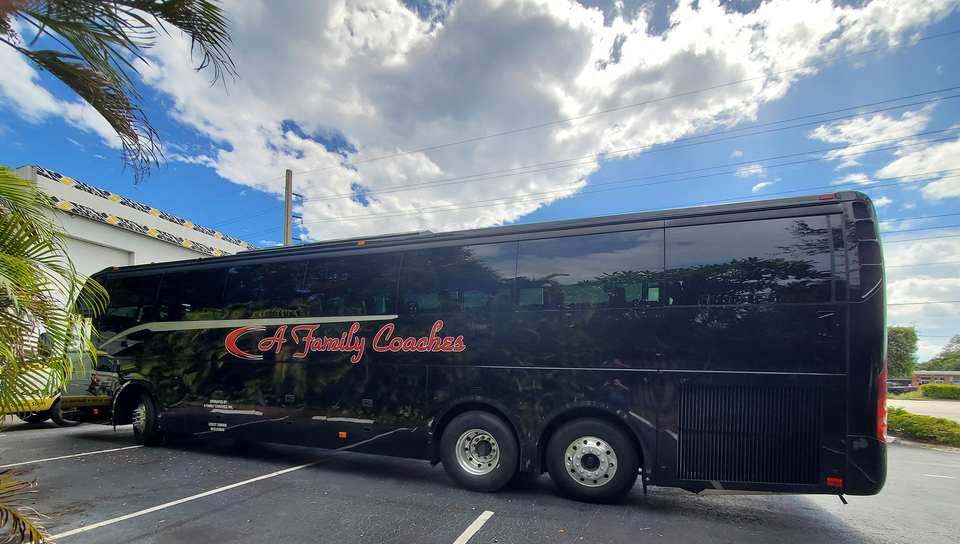 Luxury coach wraps and graphics